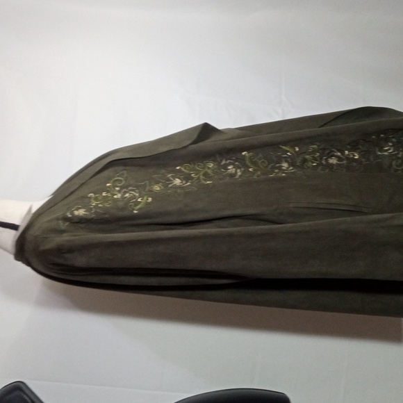 CHICO'S FAUX SUEDE JACKET - Picture 4 of 12